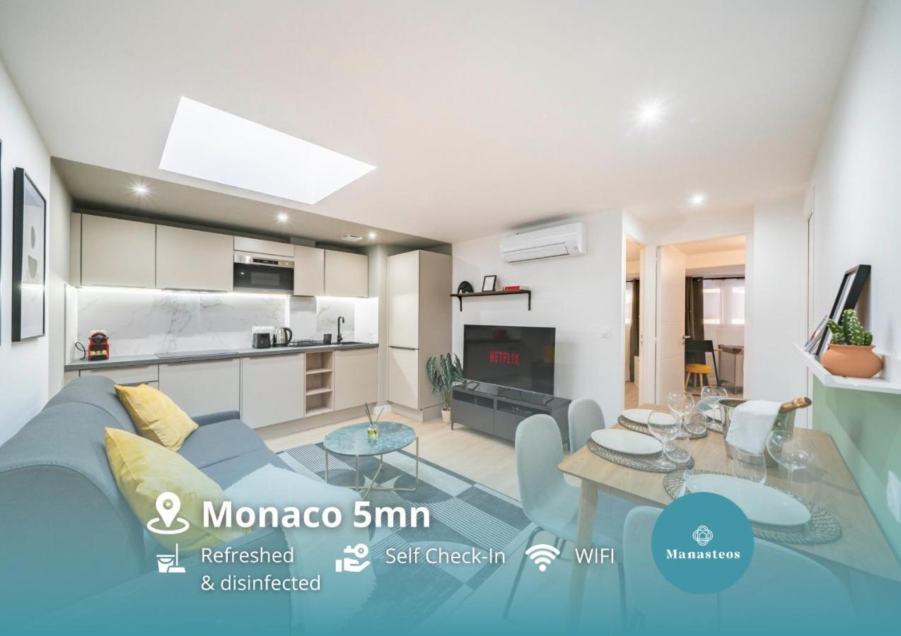 5Mn A Pied Monaco - Hypercentre - Aq Apartamento Beausoleil Exterior foto